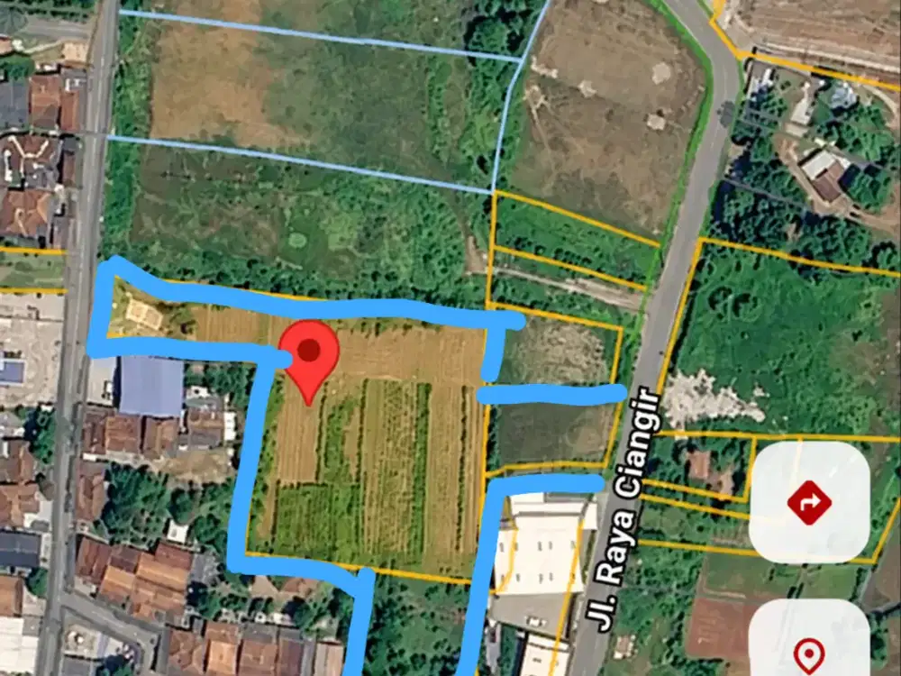 Tanah Industri di ciangir legok tangerang