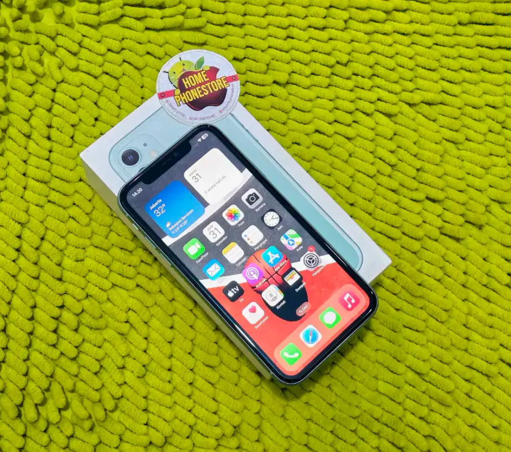 Iphone 11 Hijau 64Gb iBox Indo Resmi