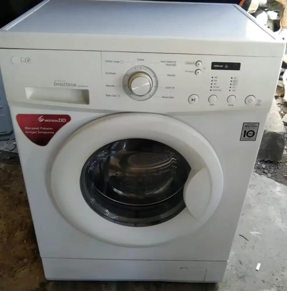 LG 8Kg Mesin Cuci Front Loading Otomatis