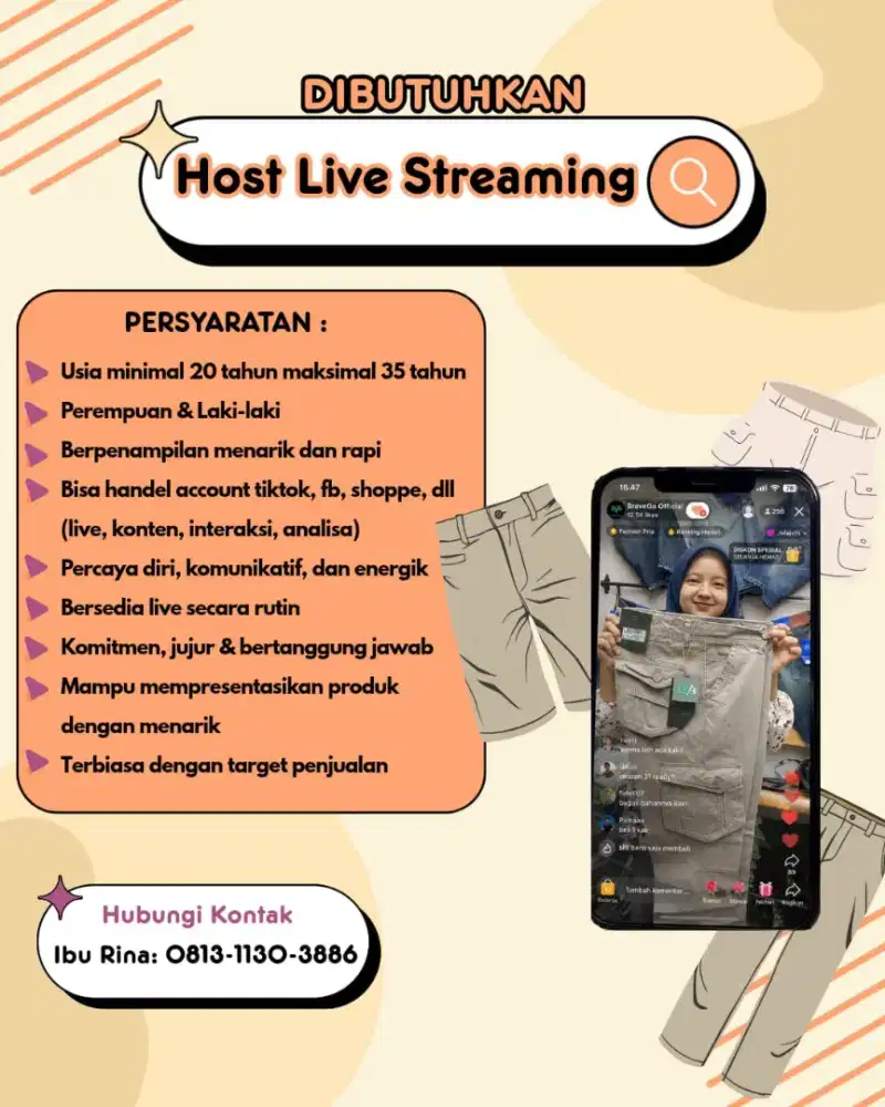 Loker Host Live streaming