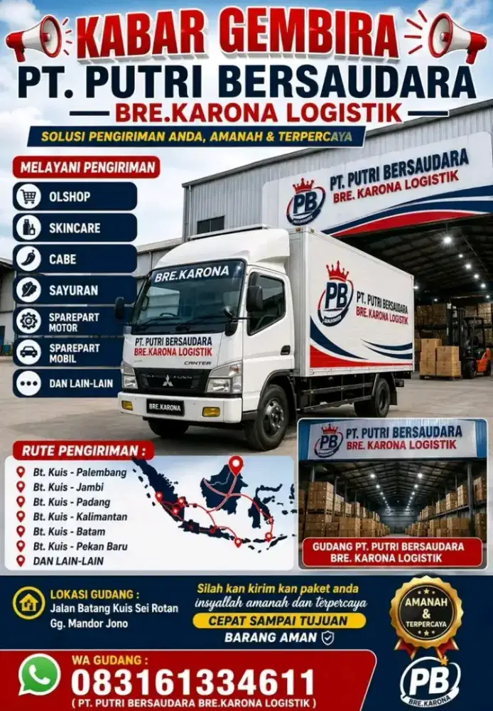 PT. Putri Bersaudara Bre Karona Logistik