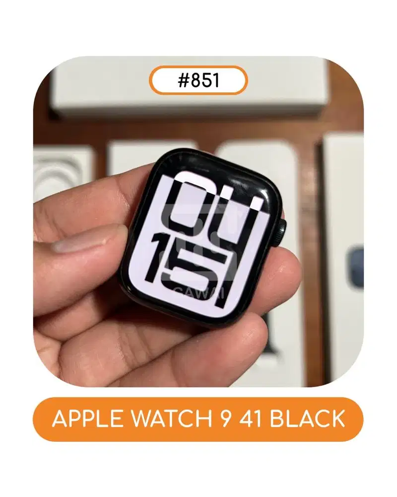 #851 Apple Watch 9 Midnight 41 BH 92%