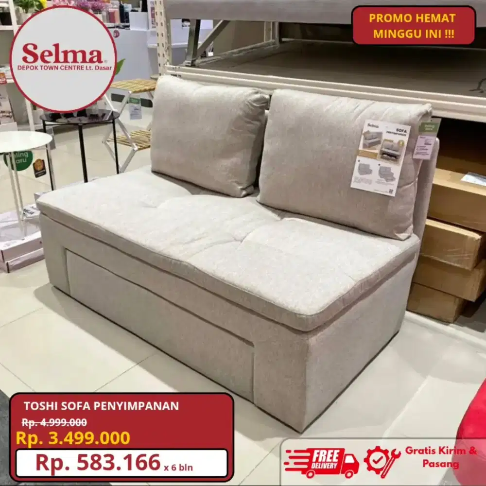 Sofa Penyimpanan Bisa Cicilan