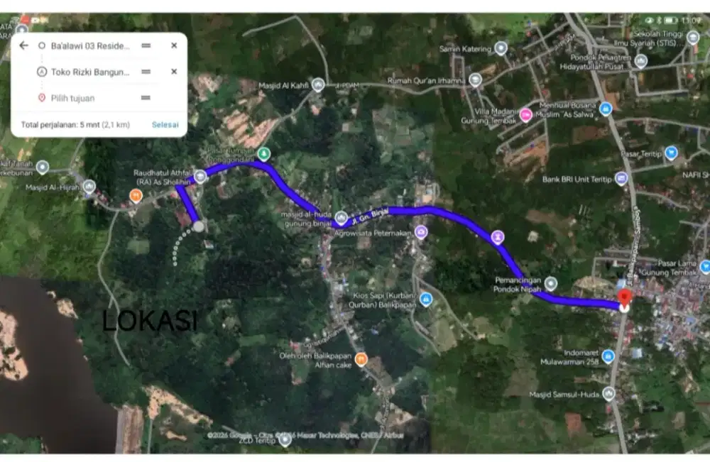 DI JUAL TANAH TERITIP 2,2Ha