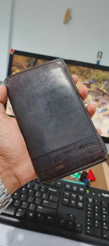 Dompet fossil kulit original
