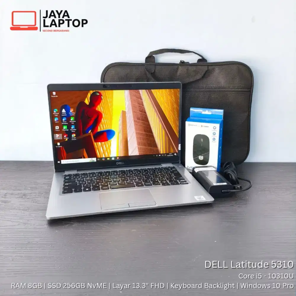 Dell Latitude 5310 i5 Gen 10 RAM 8GB SSD 256GB Laptop Second Bekas