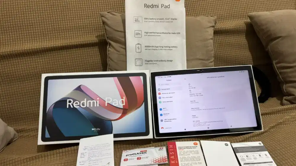 Redmi pad 6/128gb wifi only fullset
