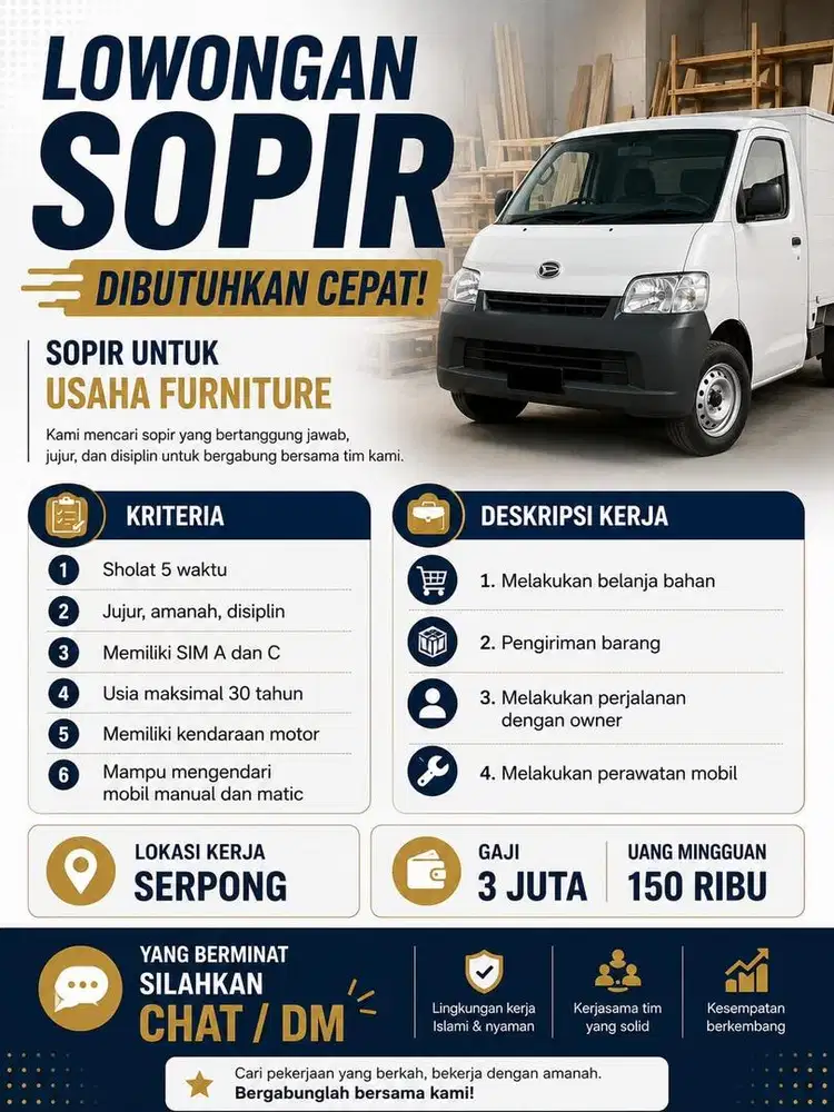 DRIVER WILAYAH TANGSEL
