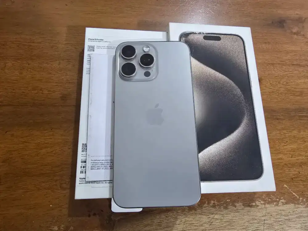IPHONE 15 PROMAX 1TB RESMI IBOX MULUS NORMAL FUL ORIGINAL