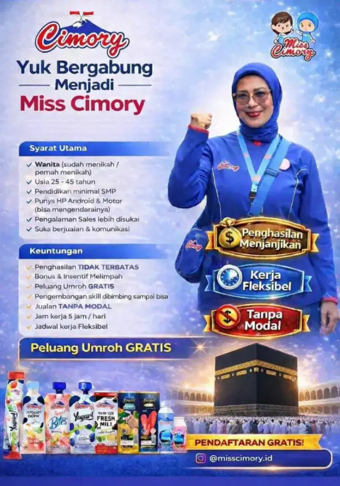 LOWONGAN PEKERJAAN MISS CIMORY