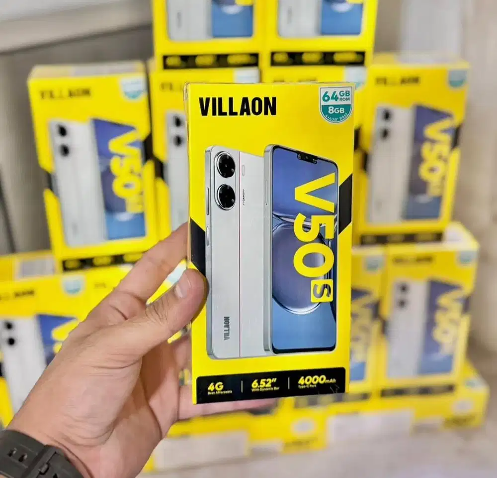 Villaon V50s 4/64 black (baru) garansi resmi