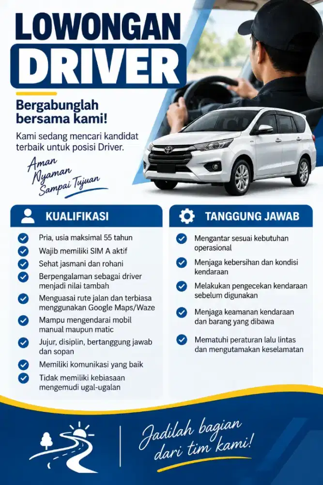 Lowongan driver Bogor