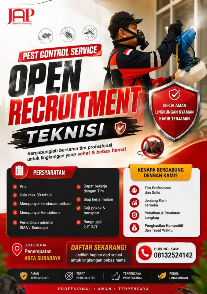Teknisi Pest Control