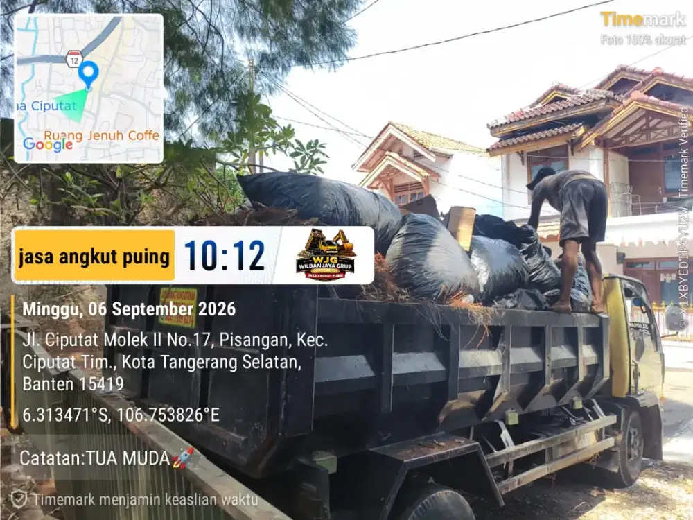 Jasa buang puing dan buang sampah