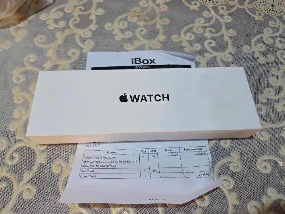 Apple Watch SE 3 Ibox Original Segel
