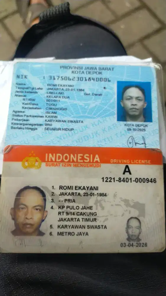 Sy mencari krj sebagai driver pribadi