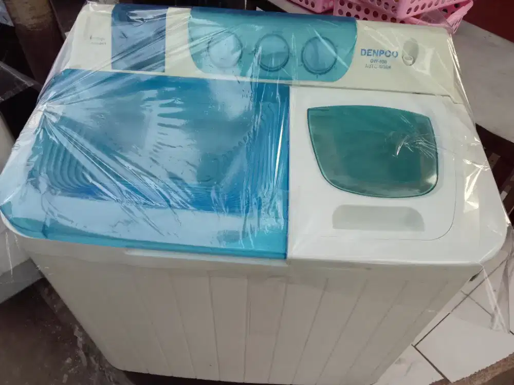 Dijual mesin cuci merek dempo 8 kilo normal bagus