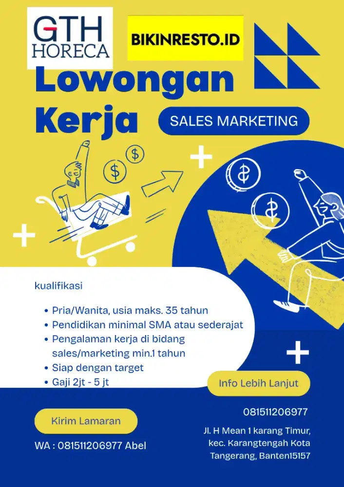 Lowongan kerja Marketing Office