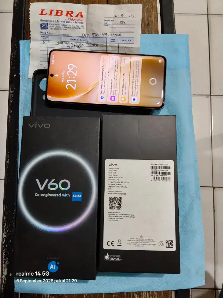 Vivo v60 5g telephoto msh garansi