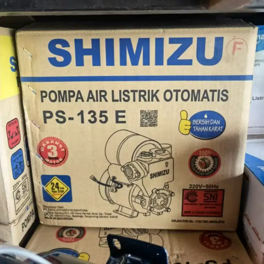 Pompa banyu merk Shimizu otomatis
