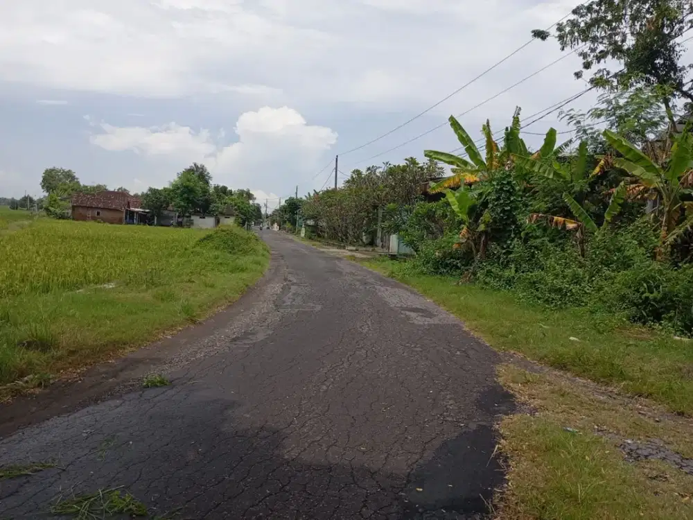 Tanah dijual di Kebakkramat Karanganyar dekat Pabrik Acidatama dan Sungai Bengawan Solo