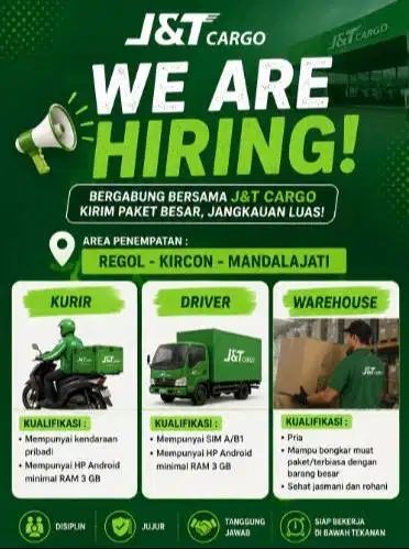 LOKER DRIVER, KURIR, DAN WAREHOUSE