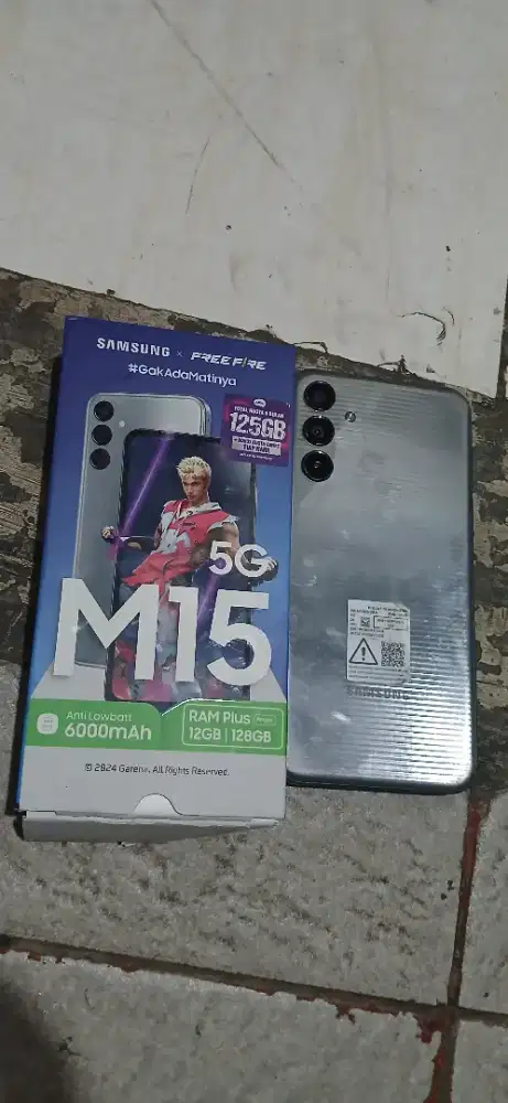 Samsung hp m15 ram 6 128gb 2025 dus buku ada