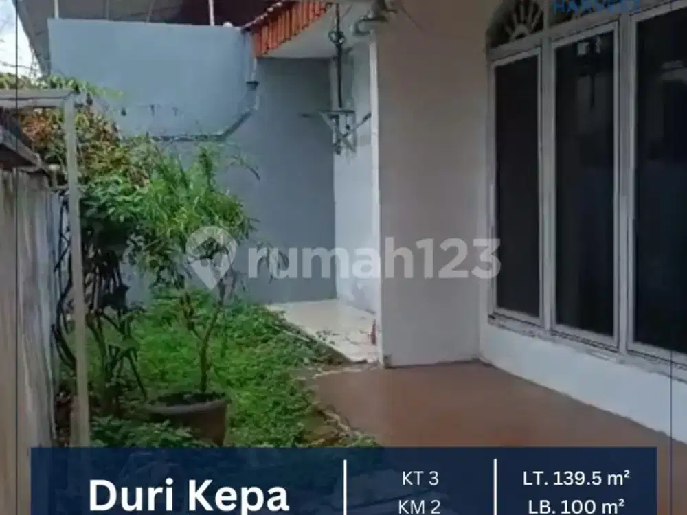 Dijual Murah Rumah Tinggal Di Duri Kepa Lokasi Strategis