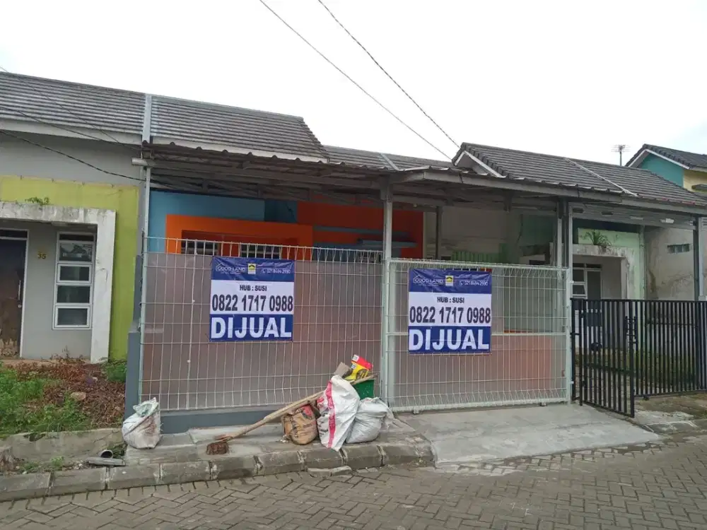 Dijual Rumah 1 Lantai Siap Huni SHM di Metland Cileungsi Sektor 6