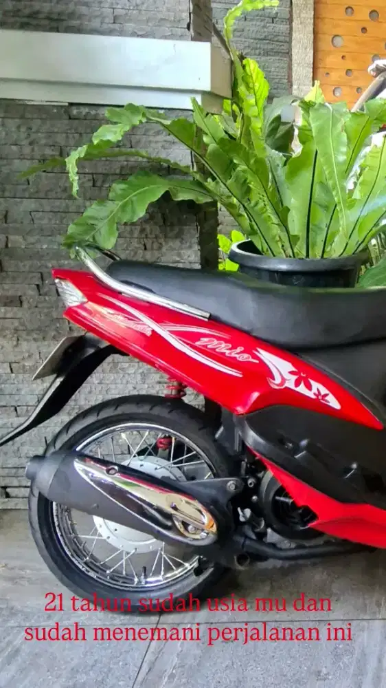 Yamaha Mio 5TL 2005 mesin kondoman siap pakai pajak panjang plat D