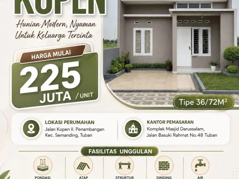 Mutiara Kopen – Hunian Nyaman, Strategis & Cocok untuk Investasi