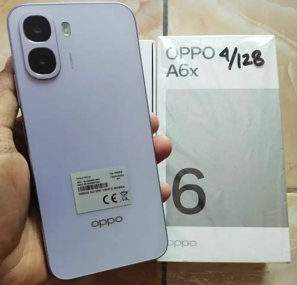 OPPO A6X RAM 4+4/128
