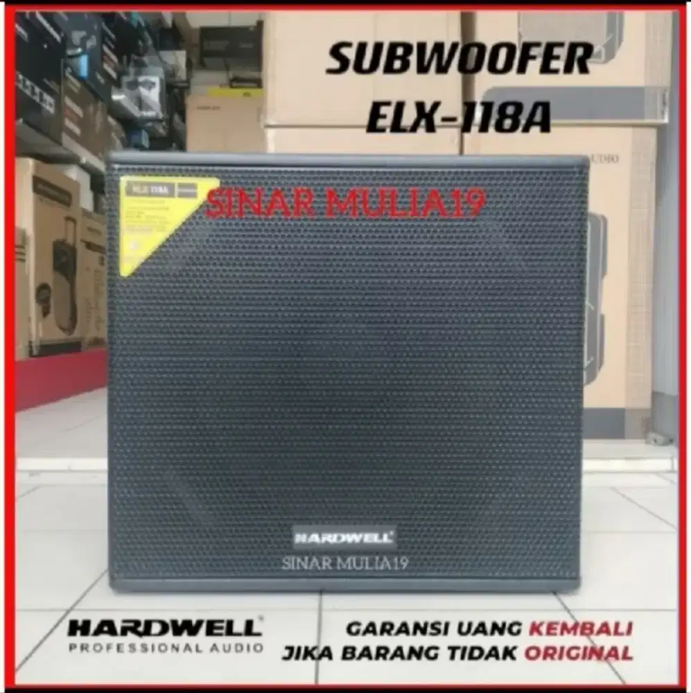 Subwoofer aktif hardwell elx 118a 18 inch 1600 watt