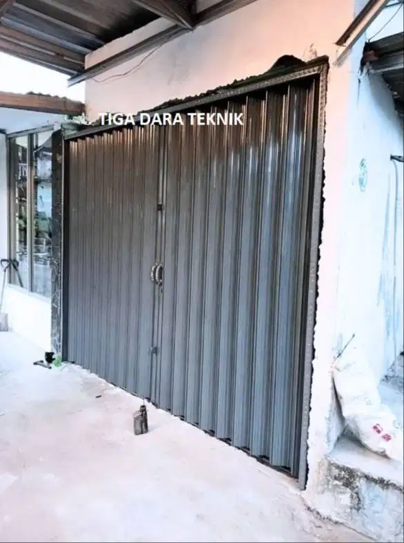 Folding Gate Pintu Garasi Bergaransi, Free Survei & Konsultasi