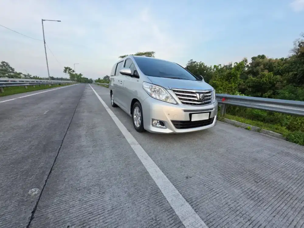Alphard 2012 Antik Bening Seperti Baru