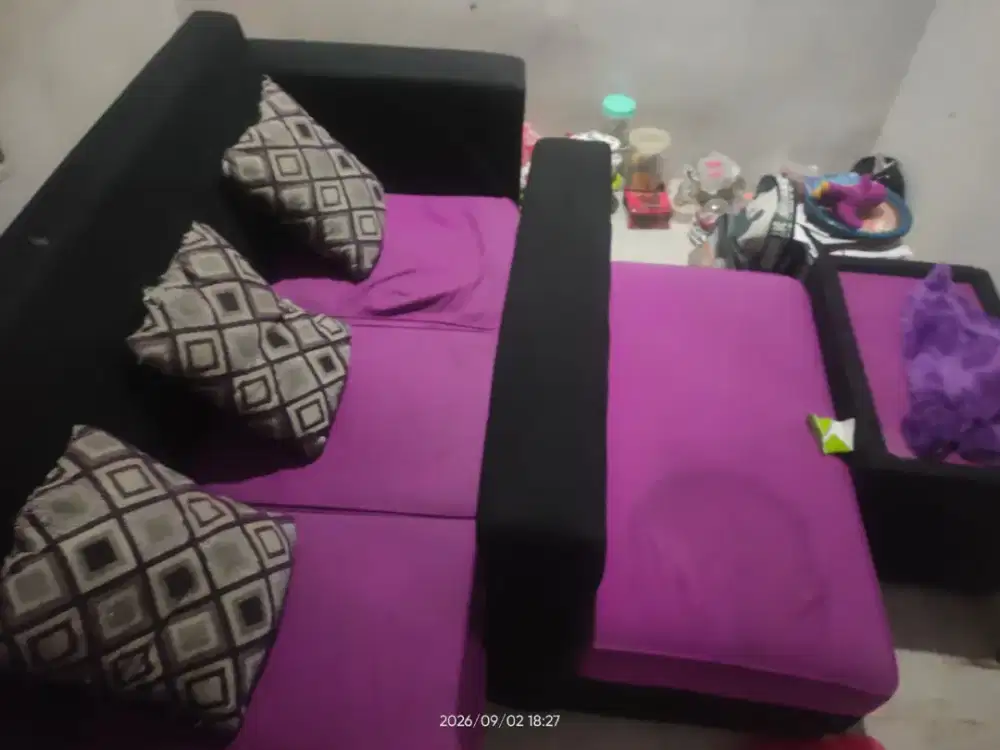 1 paket sofa+lemari