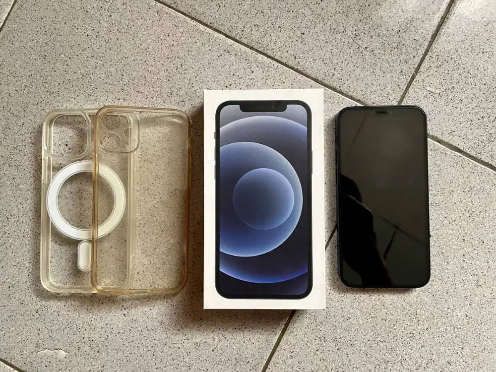 iPhone 12 Mini Hitam, 64 GB, Eks Resmi Digimap ID/A