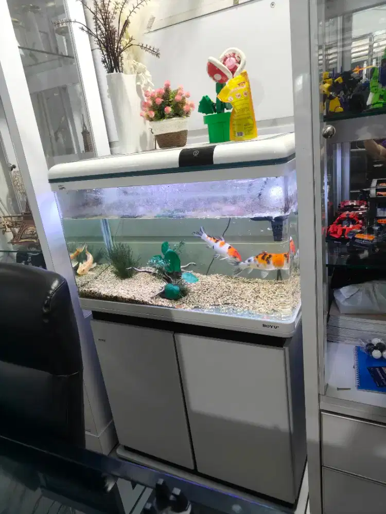 Aquarium set meja,