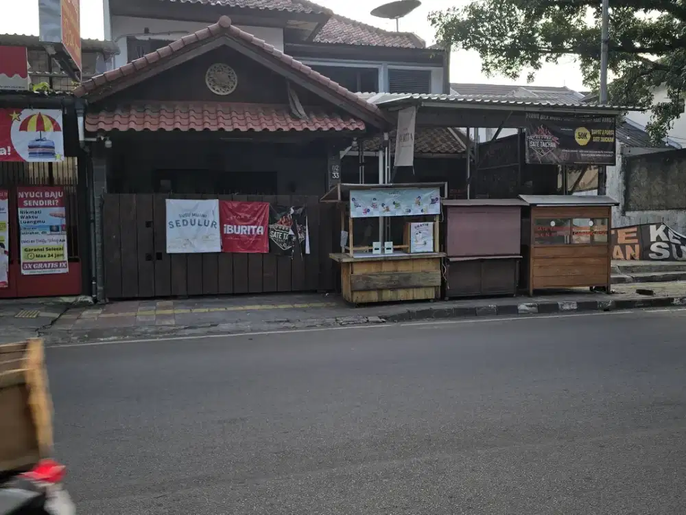 Rumah tinggal pinggir jalan cocok usaha siap huni di Kencanaloka