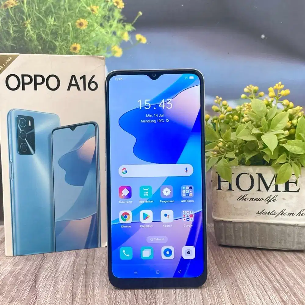 Jual Oppo A16/4 GB pemakaian cewe