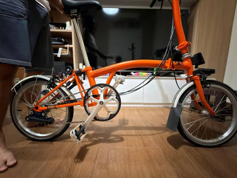 Brompton H6L-Signal Orange