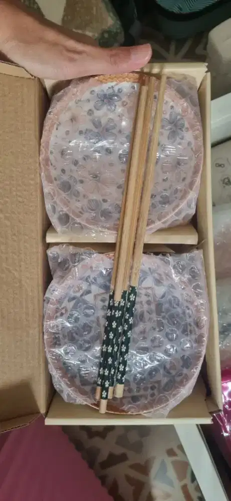 Mangkok sup+sumpit