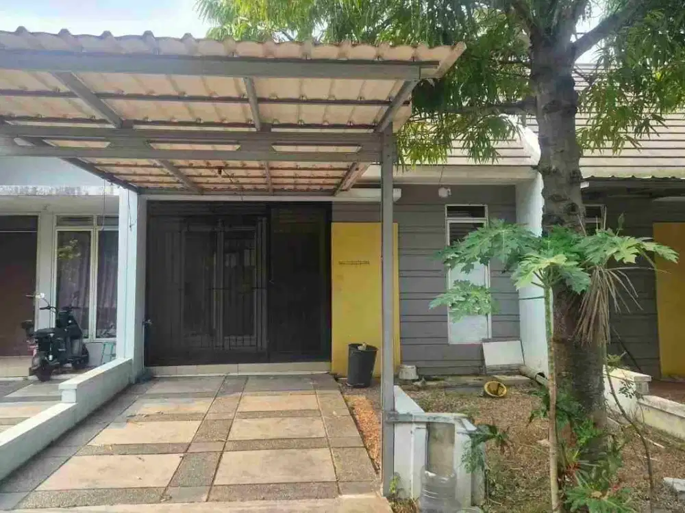 SEWA RUMAH 1 LANTAI 2 KAMAR ADA CANOPI SUVARNA SUTERA CIKUPA TANGERANG