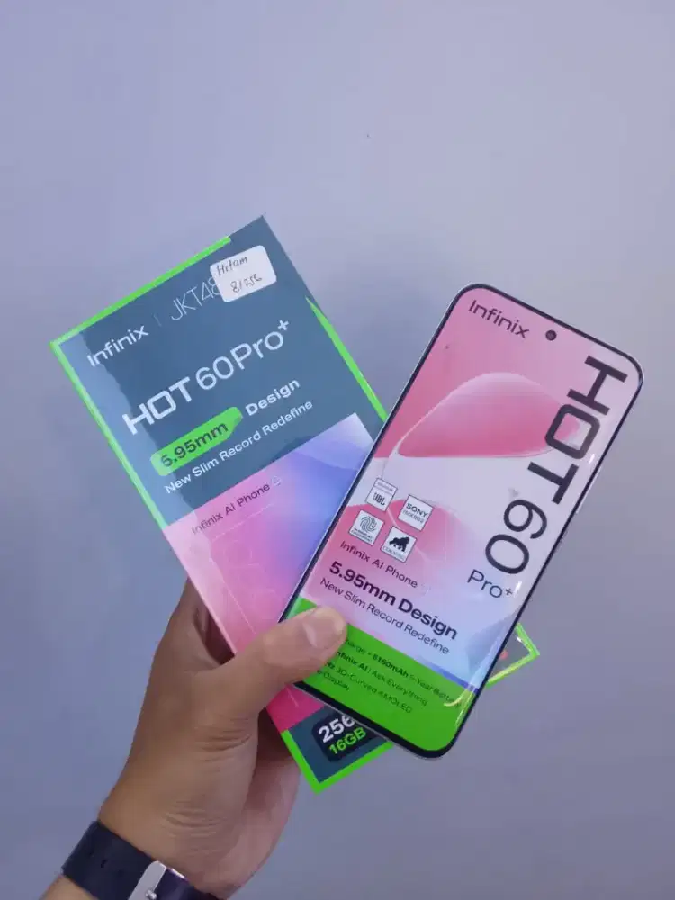 Infinix hot60pro plus 8/256 segelbox resmi
