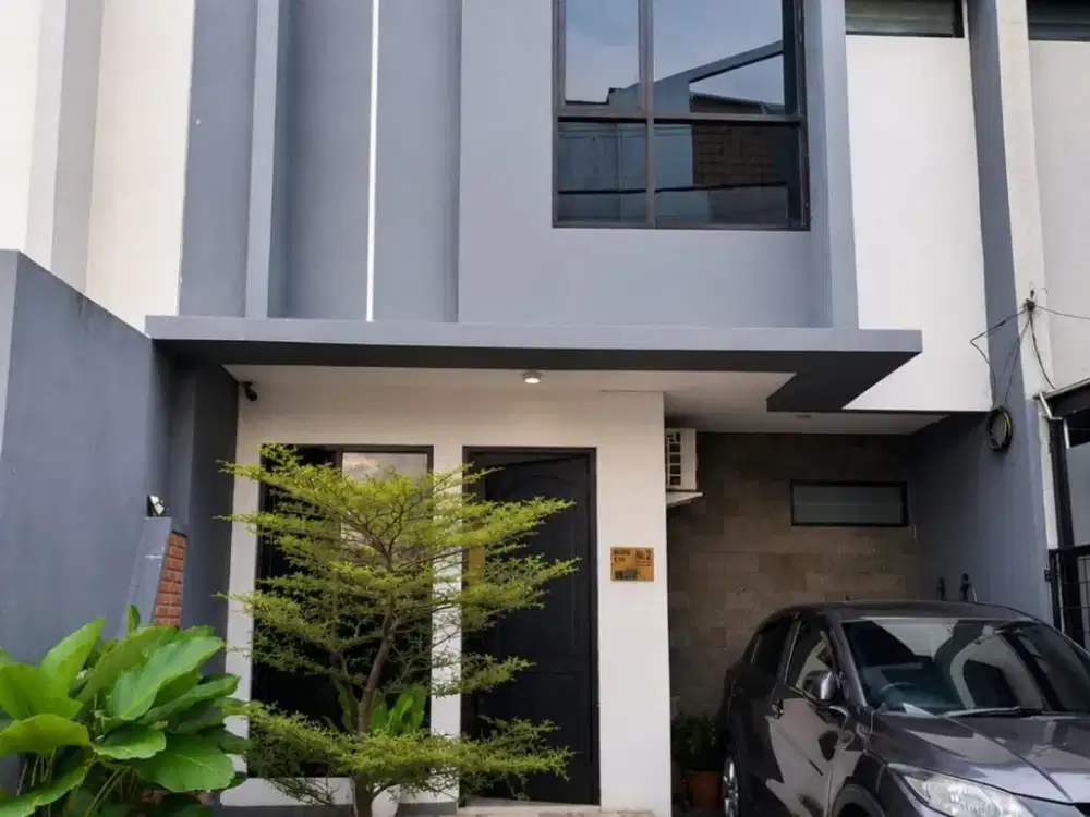 Rumah modern minimalis lokasi strategis di Pondok aren