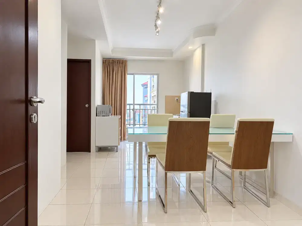 Apartemen Mediterania Garden Tj Duren 43m2 2BR SHM Tower F Semi Furnish