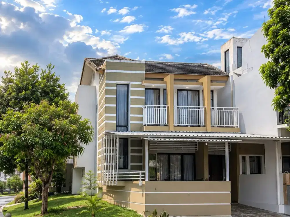 Rumah Modern Cantik Posisi Hoek lokasi strategis di Emerald Bintaro Jaya 19135 UT