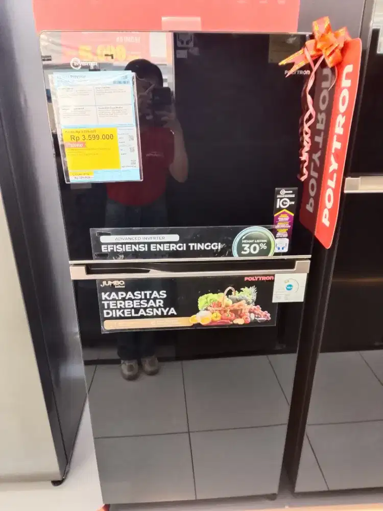 cicilan KULKAS POLYTRON 186L pakai akulaku