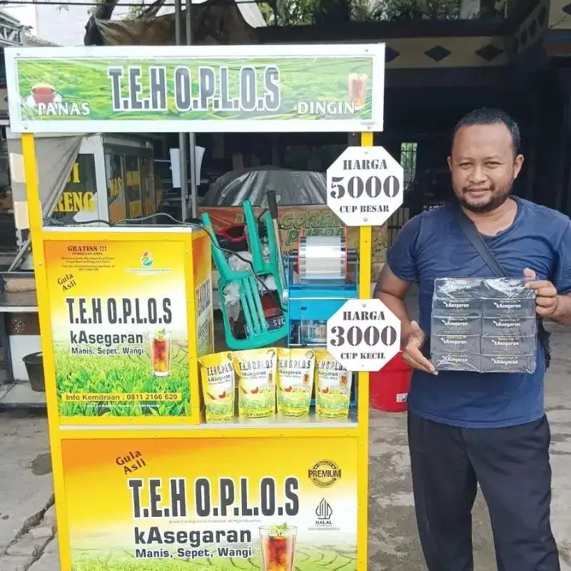 Loker Jaga stand teh oplos