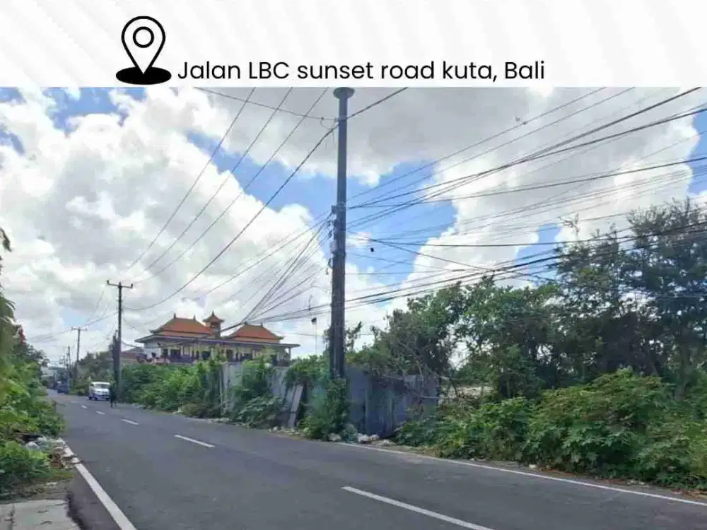 DIJUAL MURAH TANAH SIAP BANGUN
Area Sunset Road Kuta, Bali